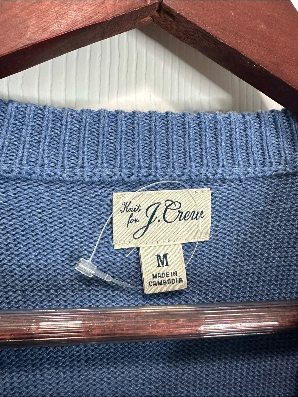 J. Crew Men's JLSA Crewneck Sweater in Slate Blue